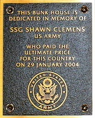 Camp Hope dedicates a cabin to SSG Shawn Clemens
